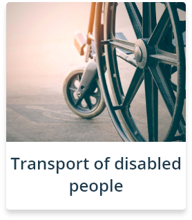 Transport of disabled people