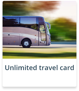 Unlimited travel card